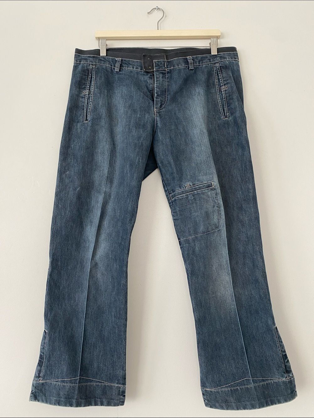 VTG Marithé + François Girbaud Y2K Utility Detail Jeans Sz 32 Streetwear Y2K